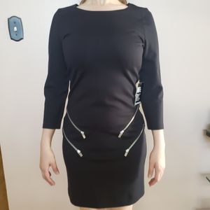 Dress with zippers
